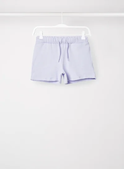 NAME IT Kids/Teen Elasticated Sweat Shorts Purple