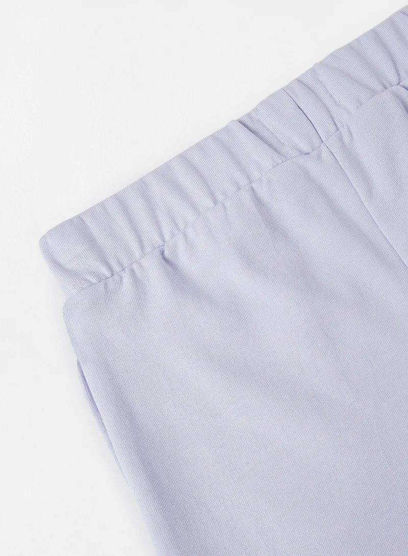 NAME IT Kids/Teen Elasticated Sweat Shorts Purple