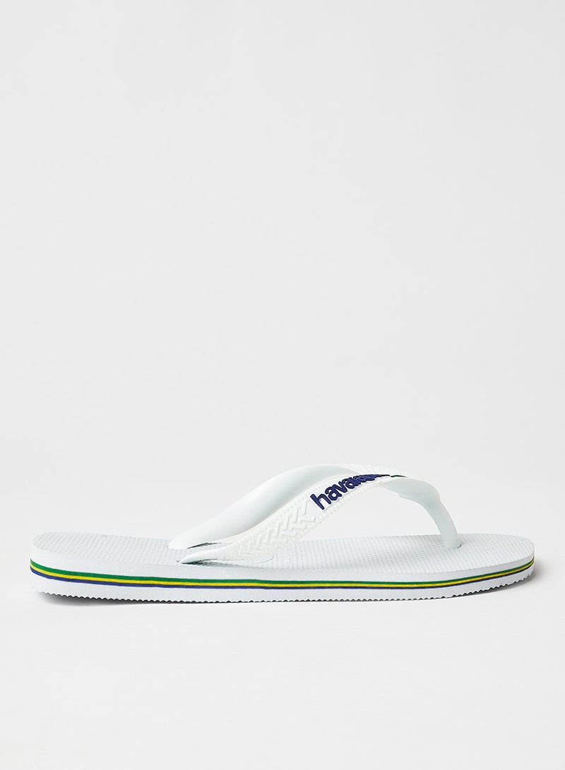 havaianas - Brazil Logo Flip Flops White - Image 1