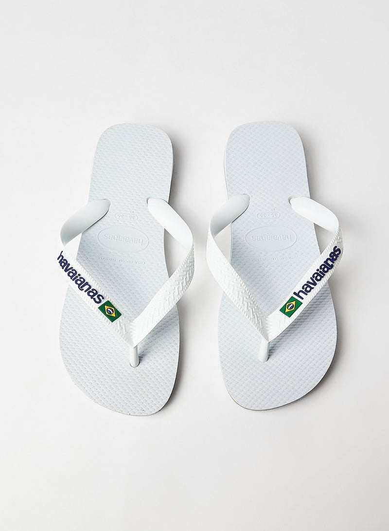 havaianas - Brazil Logo Flip Flops White - Image 1