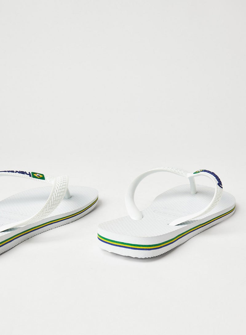 havaianas - Brazil Logo Flip Flops White - Image 1