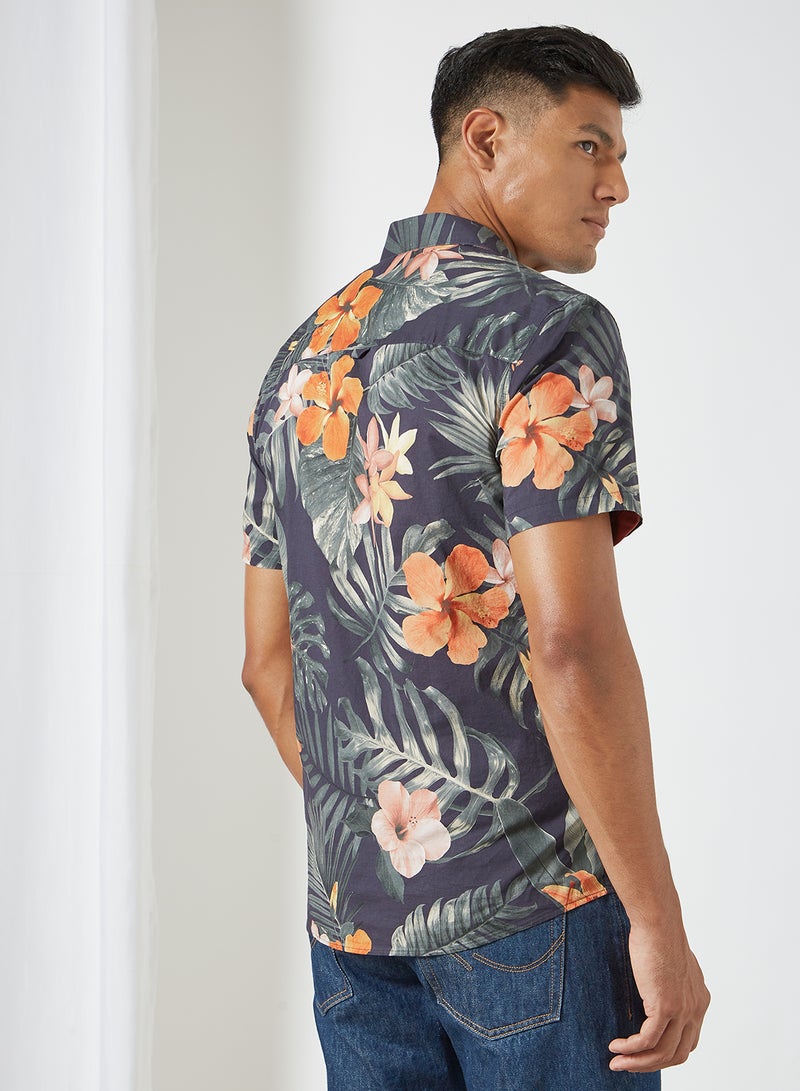 Shine Original - Floral Print Shirt Multicolour - Image 1