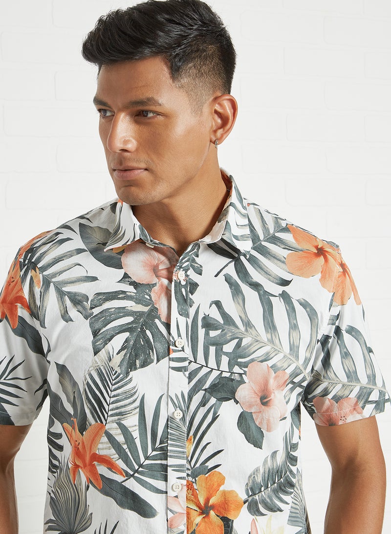 Shine Original - Floral Print Shirt Multicolour - Image 1