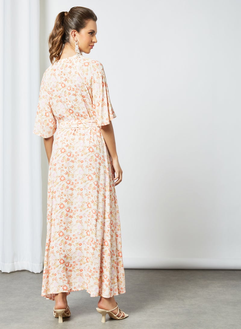 Y.A.S - Floral Print Shirt Dress Multicolour - Image 1