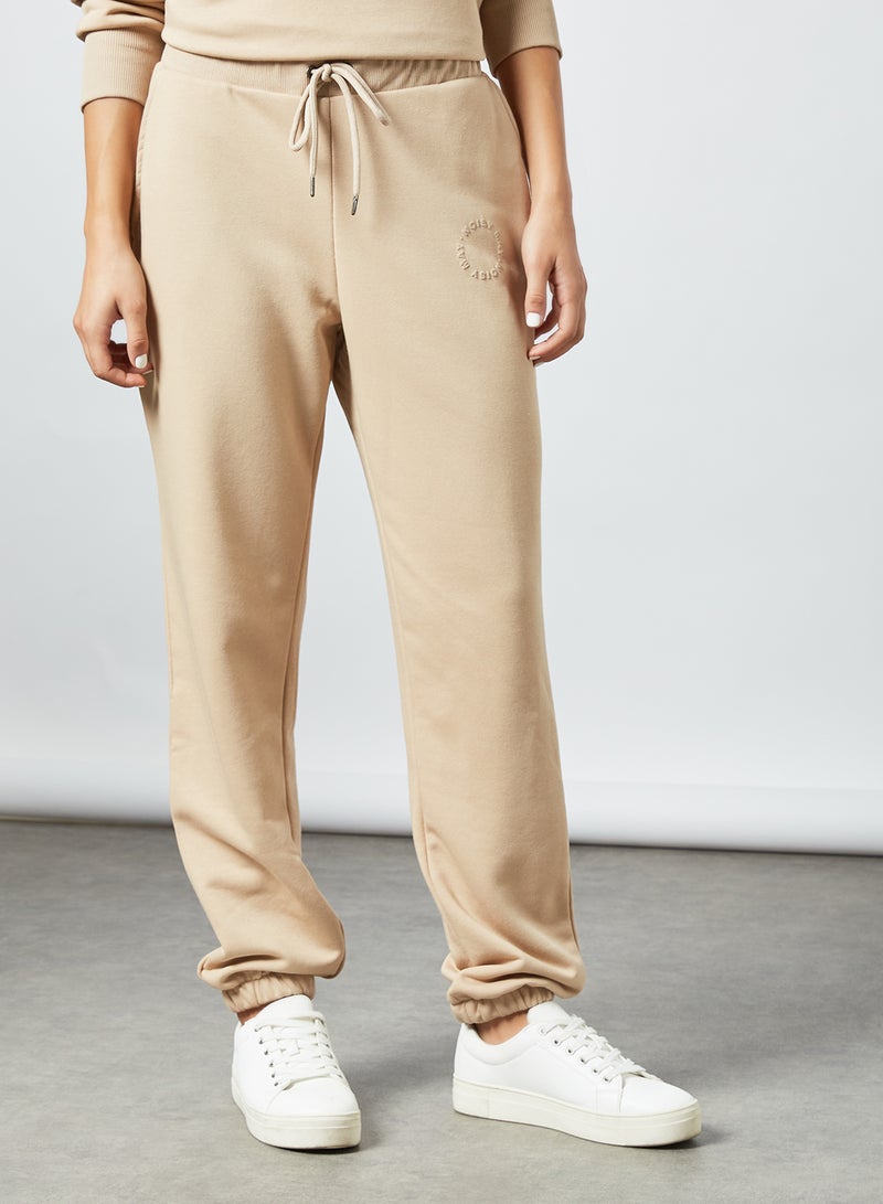 Drawstring Sweatpants Brown