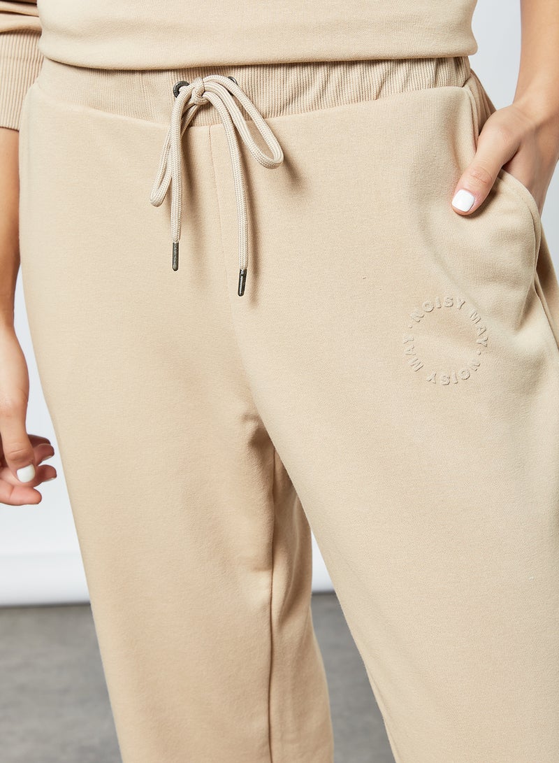 Drawstring Sweatpants Brown