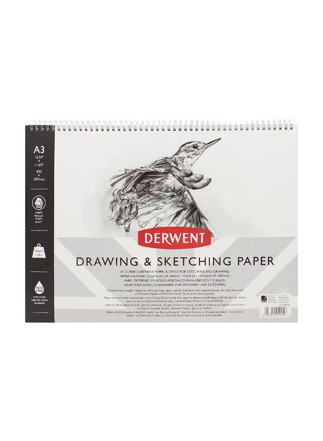 Derwent Landscape Drawing And Sketching Pad White - Image 1