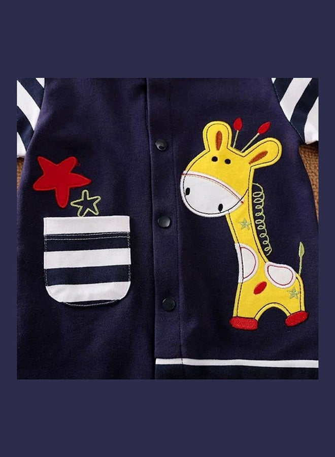 We Happy - Baby Giraffe Romper Multicolour - Image 1