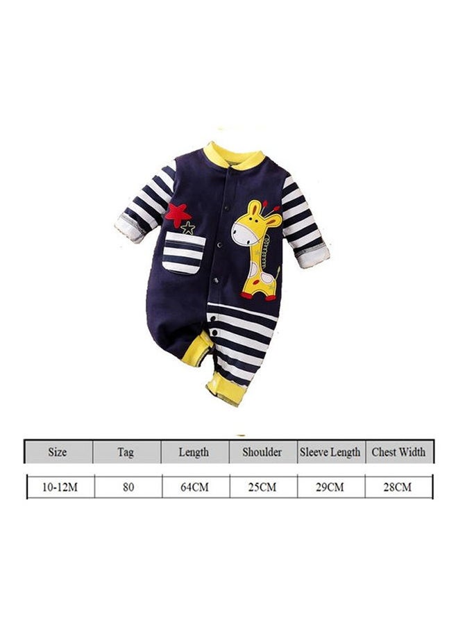We Happy - Baby Giraffe Romper Multicolour - Image 1