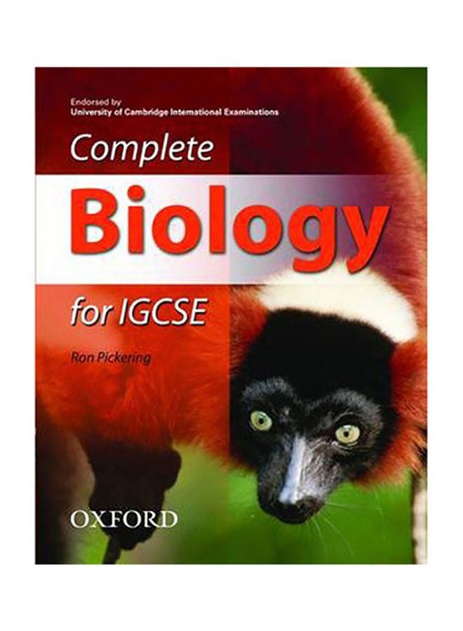 ‎Cambridge International Examinations Complete Biology For IGCSE‎ Paperback English by Ron Pickering - 2007 
