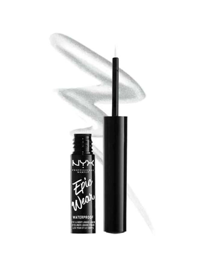 NYX PROFESSIONAL MAKEUP Epic Wear Metallic Liquid Liner - Silver Metal 03 multicolour  - Image 2