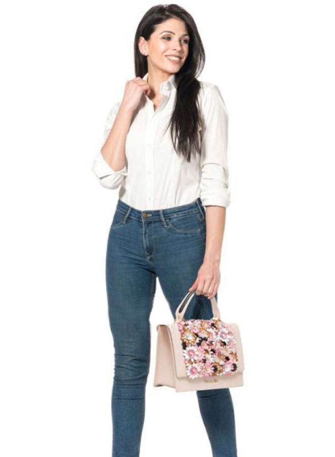Graziella Braccialini - Penelope Printed Shoulder Bag With Detachable Strap Multicolour - Image 1