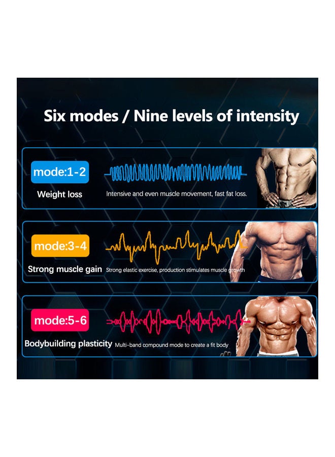 Generic Smart Abs 3 Host 1 Belt 2 Arm Stickers 25 × 5 × 15cm - Image 5