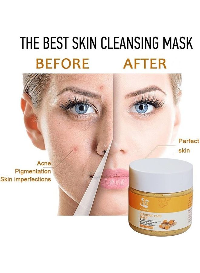 كي إس دي قناع الكركم لتقشير الوجه أصفر 120جرام - Image 2