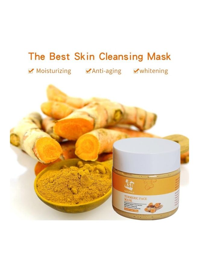 كي إس دي قناع الكركم لتقشير الوجه أصفر 120جرام - Image 3