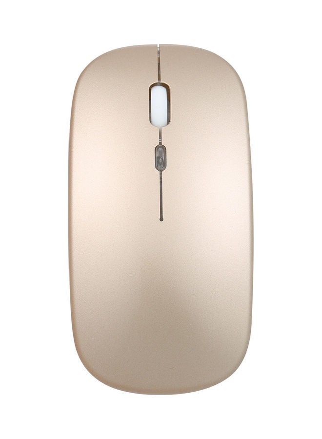 Bluetooth 5.0 Wireless Ergonomic Slim Mouse Rose Gold - Image 1