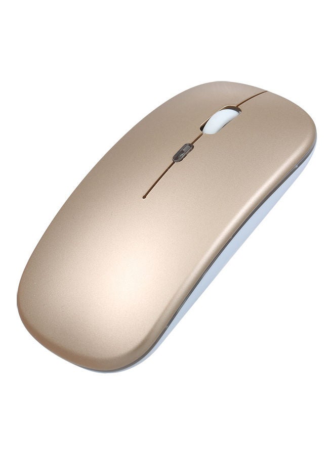 Bluetooth 5.0 Wireless Ergonomic Slim Mouse Rose Gold - Image 2
