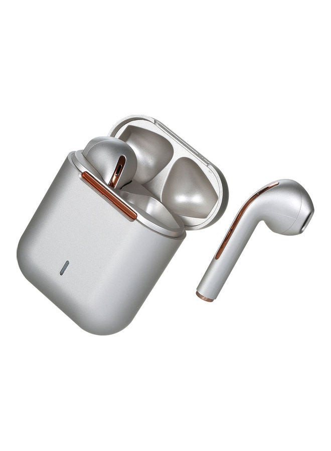 J18 Wireless BT Headphones Silver/Brown - Image 1