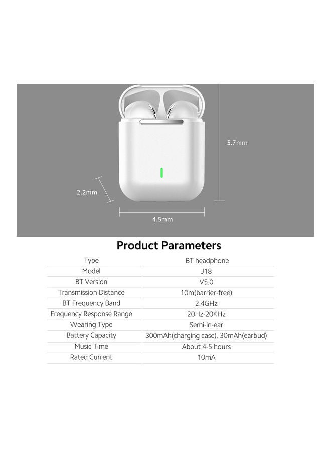 J18 Wireless BT Headphones Silver/Brown - Image 4