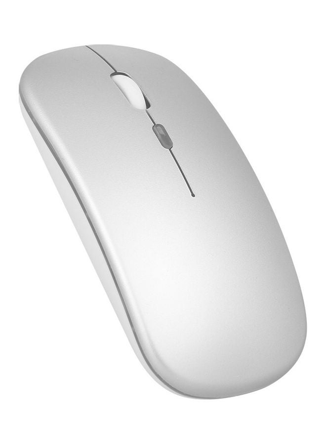 Bluetooth 5.0 Wireless Slim Rechargeable Mouse Silver - Image 3
