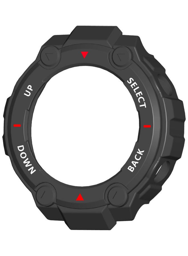 Protective Case Cover For Huami Amazfit T-Rex Pro Black - Image 1