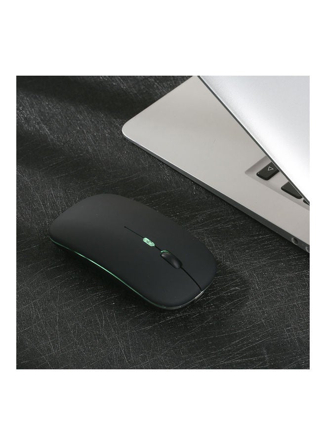 Bluetooth 5.0 Wireless Slim Rechargeable Mouse Black - Image 4