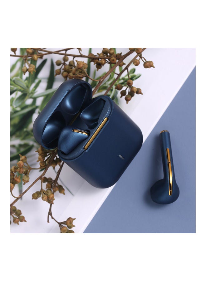 J18 Wireless BT Headphones Blue - Image 2