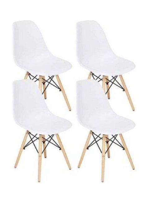 4-Piece Dining Chair Multicolour 40x40x70cm