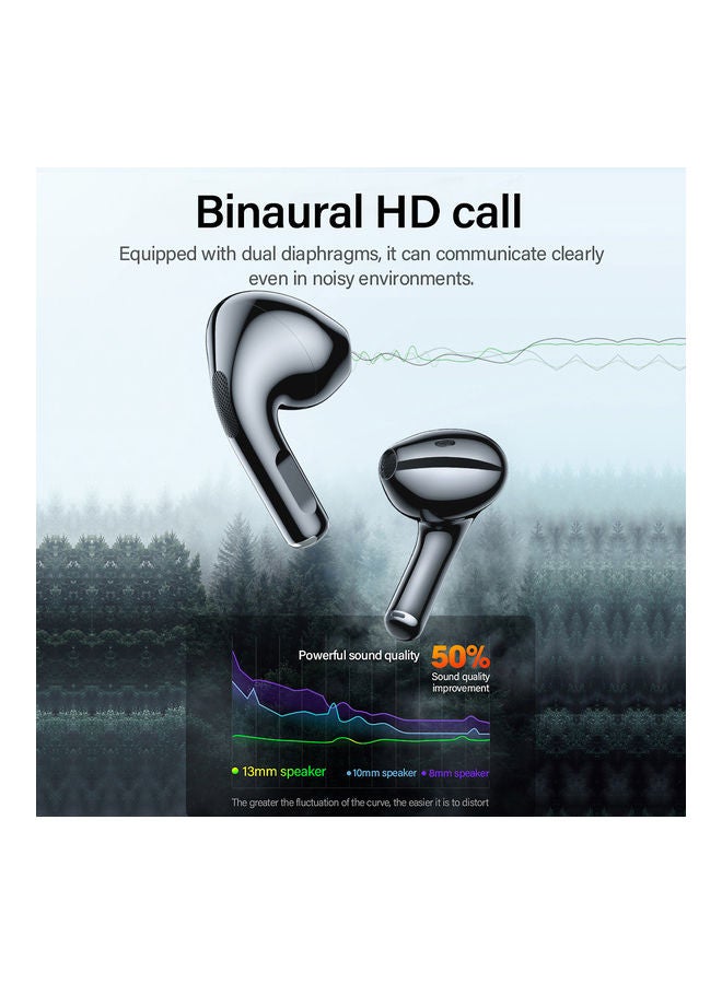 Lenovo Semi-In-Ear BT 5.0 True Wireless Headphones Black - Image 4