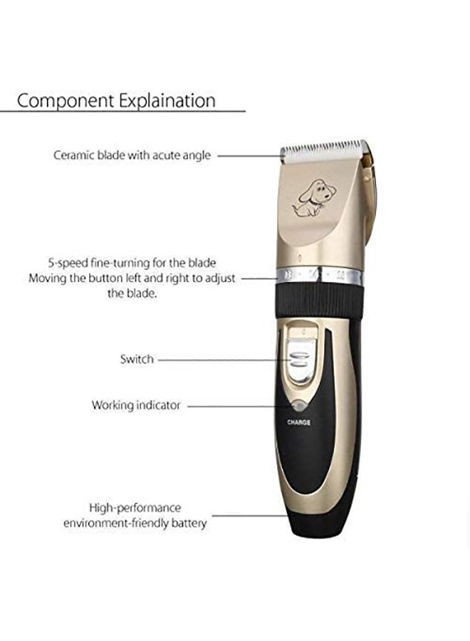 Mumoo Bear Pet Grooming Clipper Kits Gold ‎650grams - Image 3