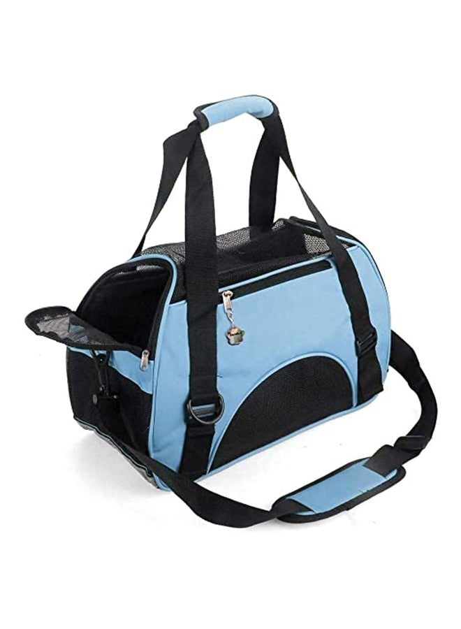 Mumoo Bear - Pet Travel Portable Bag Blue/Black 40x20x30cm - Image 1