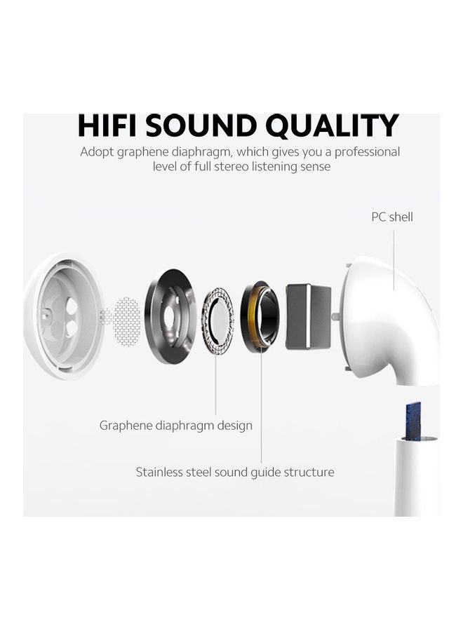 J18 Wireless BT Headphones White - Image 4