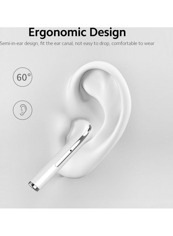 J18 Wireless BT Headphones White - Image 5