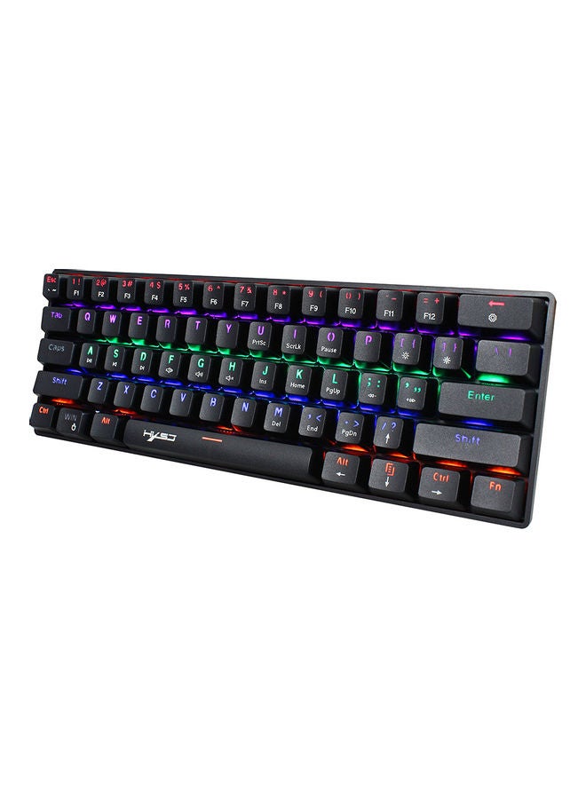 HXSJ - Wired Compact Mechanical Keyboard Multicolour - Image 1
