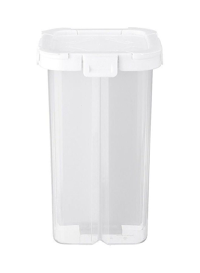 إيونتو حاوية طعام كبيرة من 4 أقسام أبيض 23x23x11سم - Image 2