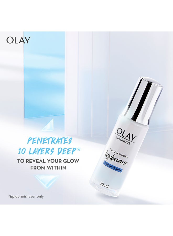 Olay Luminous Serum With Niacinamide And Hyaluronic Acid 30ml  - Image 5