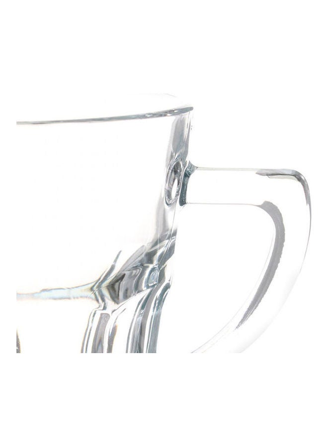 باساباتشي طقم مجات كازبلانكا من الزجاج من 6 قطع شفاف - Image 3