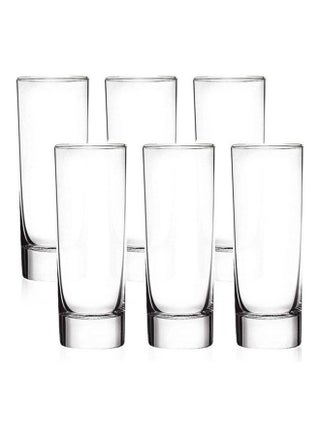 Set Of 6 Longdrink Juice Cups 290cc 9 3/4 oz Clear 290ml - v1625666100/N48941577A_1