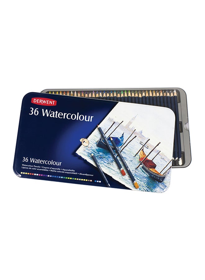 36 Watercolor Pencil Set Multicolour
