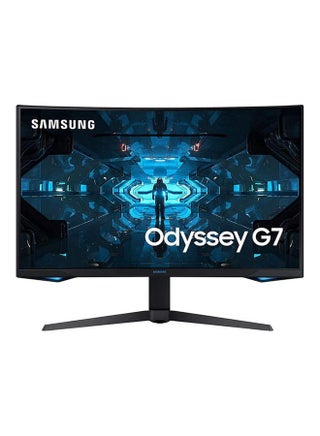 شاشة ألعاب G7 Odyssey مقاس 27 بوصة منحنية 240 هرتز 1 مللي ثانية QLED - v1625671960/N48950029A_1