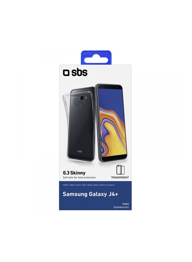 SBS Skinny Back Cover For Samsung Galaxy J4 Plus Clear - Image 2