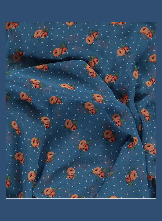 Tie Shop - Stylish Printed Crepe Chiffon Scarf Multicolour - Image 1