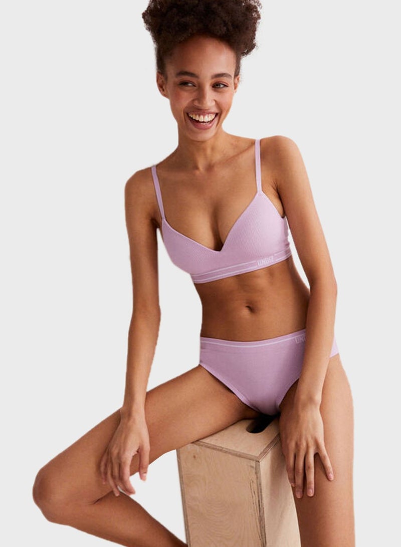 UNDIZ - Seamless Bra Purple - Image 1