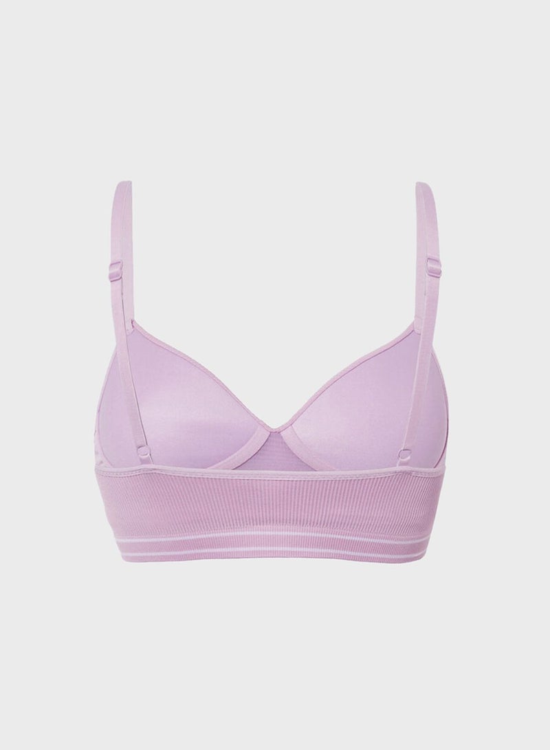 UNDIZ - Seamless Bra Purple - Image 1