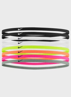 Nike 8-Piece Skinny Headbands Multicolour 