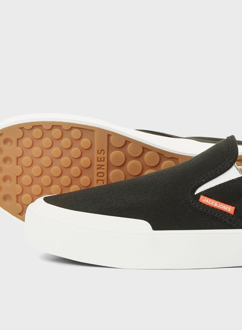 JACK & JONES - Men's Oroson Low Top Sneakers Black - Image 1