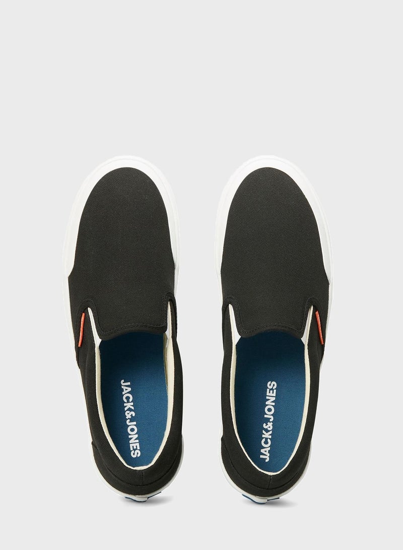 JACK & JONES - Men's Oroson Low Top Sneakers Black - Image 1