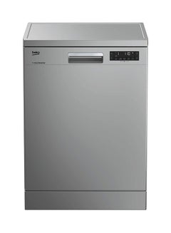 8 Programmes, 15 Place Settings, Free Standing Diswhasher With Led Display 0 W DFN28420S Silver