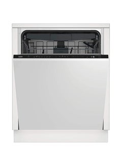 60cm Builtin Fully Integrated Dishwasher with 14 Place Settings, 8 Programme, 3 Racks, A++ Energy Rating, Quiet Operation (46 dBA), Sliding Cutlery Basket, Mini programme, Half-load, Stainless Steel Tub, Aquaintense, 10 Years Warranty on ProSmart Inverter Motor 8 L 0 W DIN48425 Multicolour