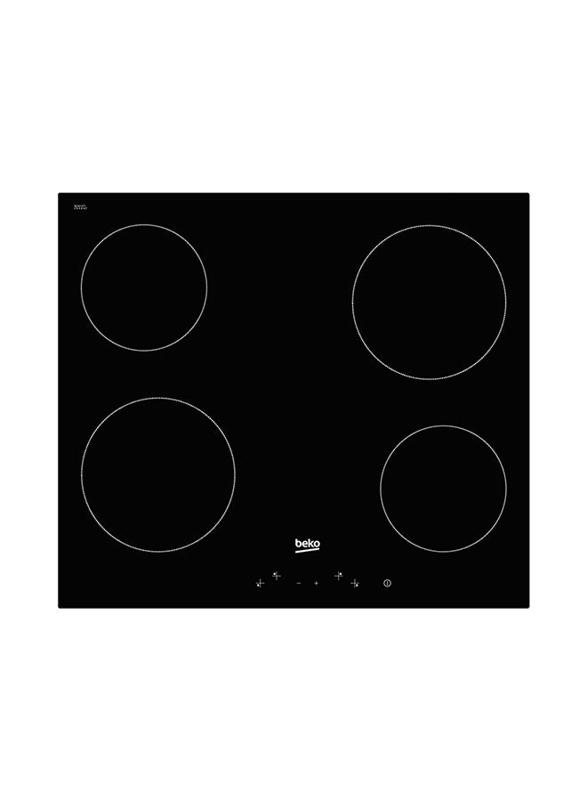 Beko Ceramic Built-In Electrıc Hob HIC64400E Silver - Image 1